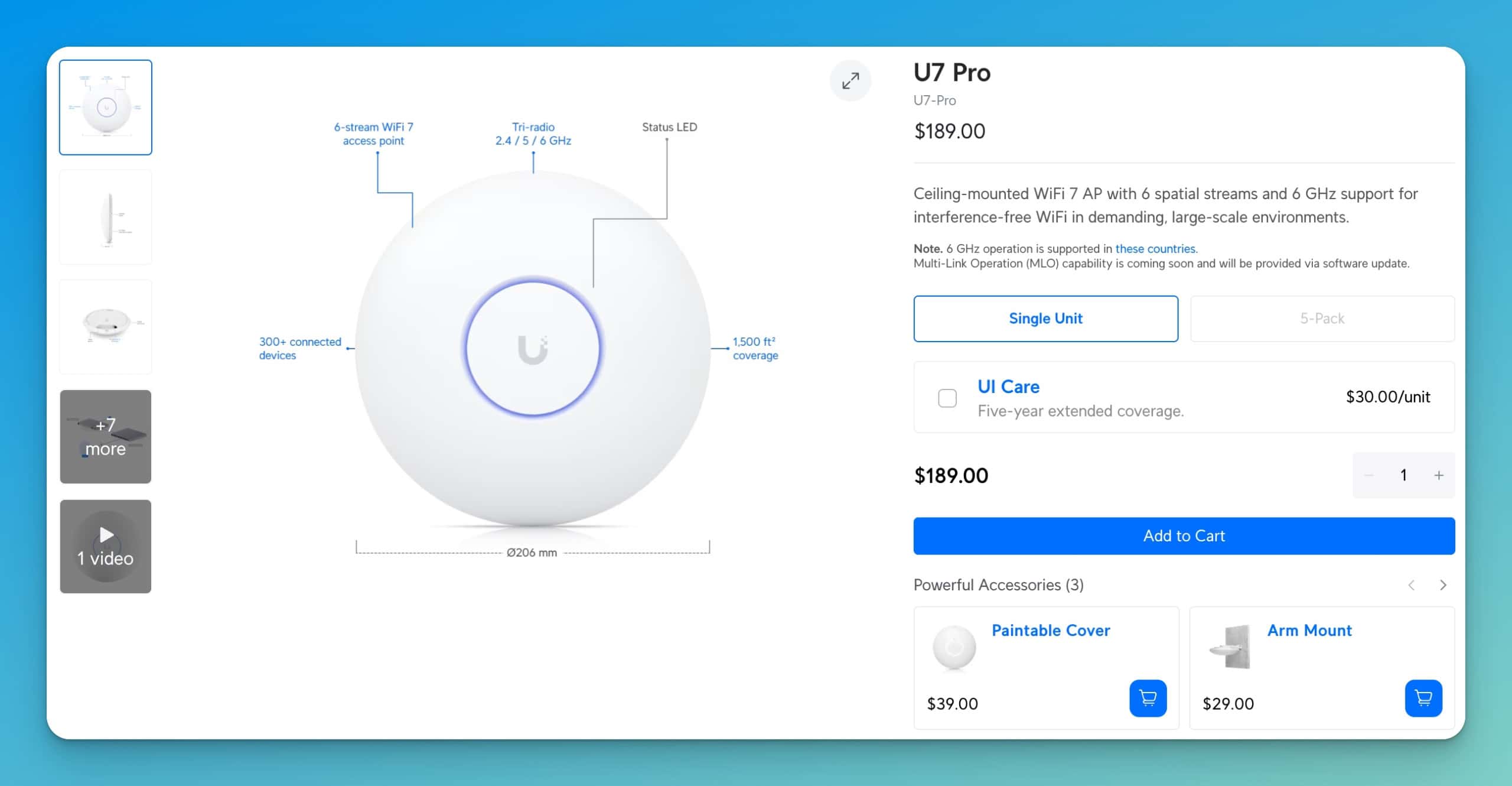unifi pro u7